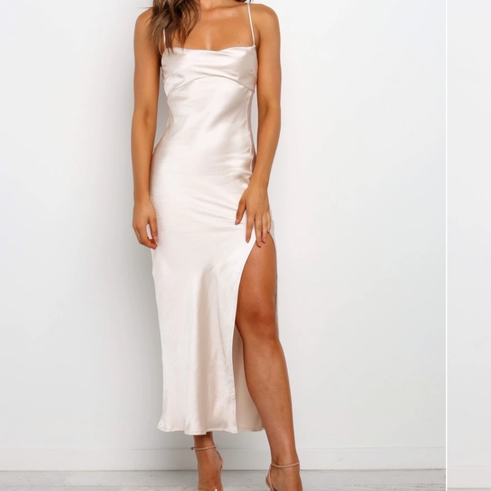 Cheya Dress in Champagne from Petal and Pup
